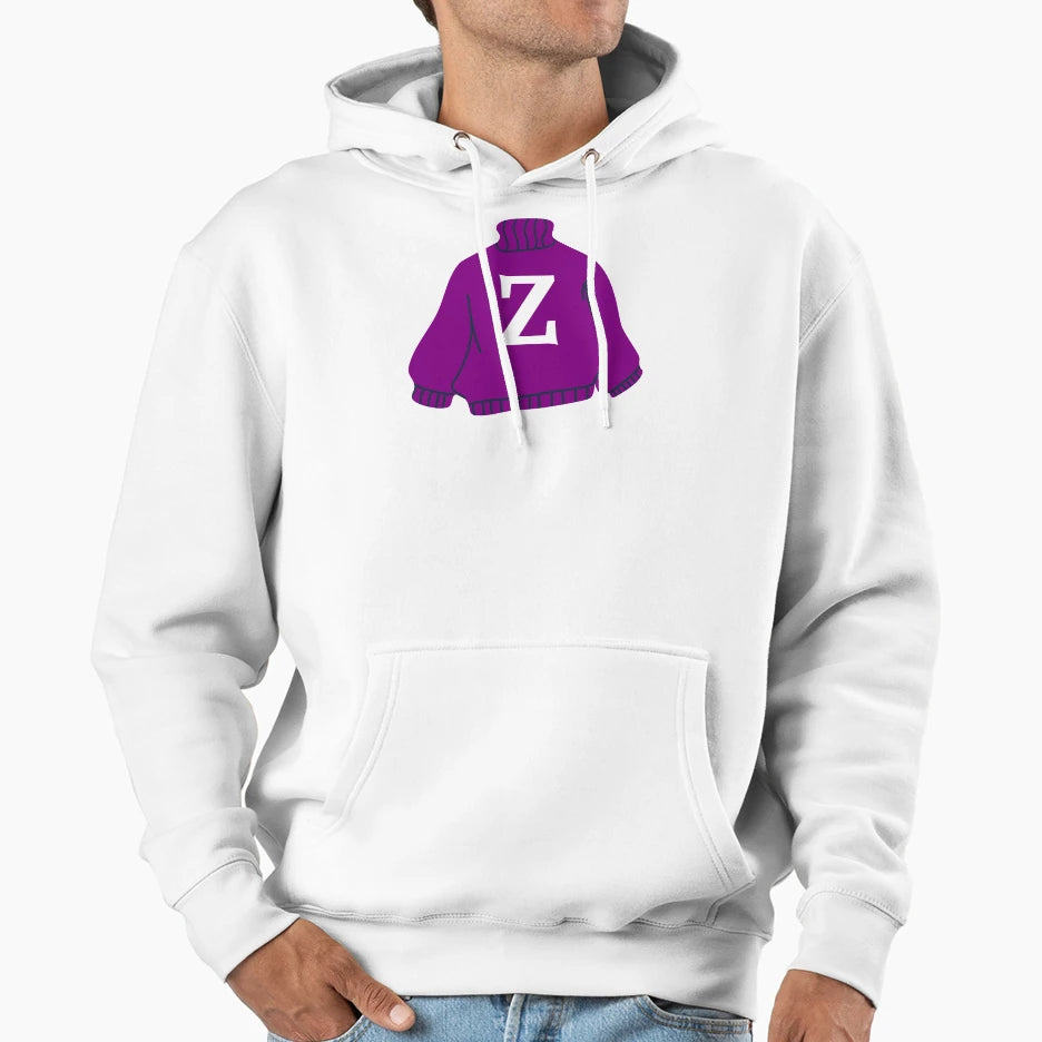 Letter Hoodie - Minimalist Print Unisex - T-Shirt, Sweatshirt, Hoodie