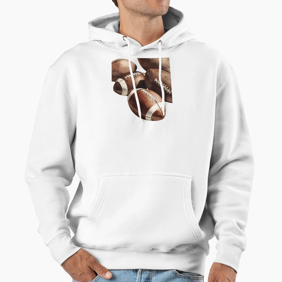 American Football Helmet Hoodie - Graphic Print for Adults - T-Shirt, Sweatshirt, Hoodie