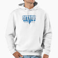 Detroit Football 90S Throwback Hoodie - Fun Novelty Design Unisex - T-Shirt, Sweatshirt, Hoodie