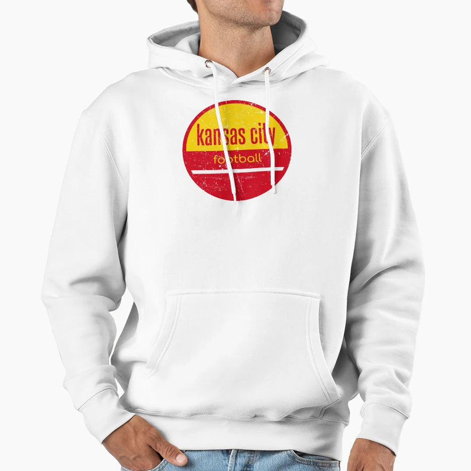 Kansas City Football Hoodie - Minimalist Print for Adults - T-Shirt, Sweatshirt, Hoodie