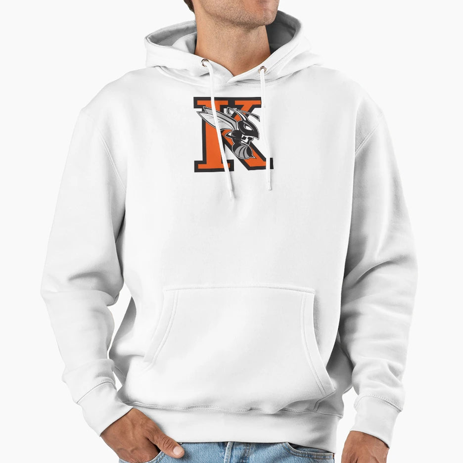 Kalamazoo College Bees Hoodie - Fun Novelty Design for Adults - T-Shirt, Sweatshirt, Hoodie