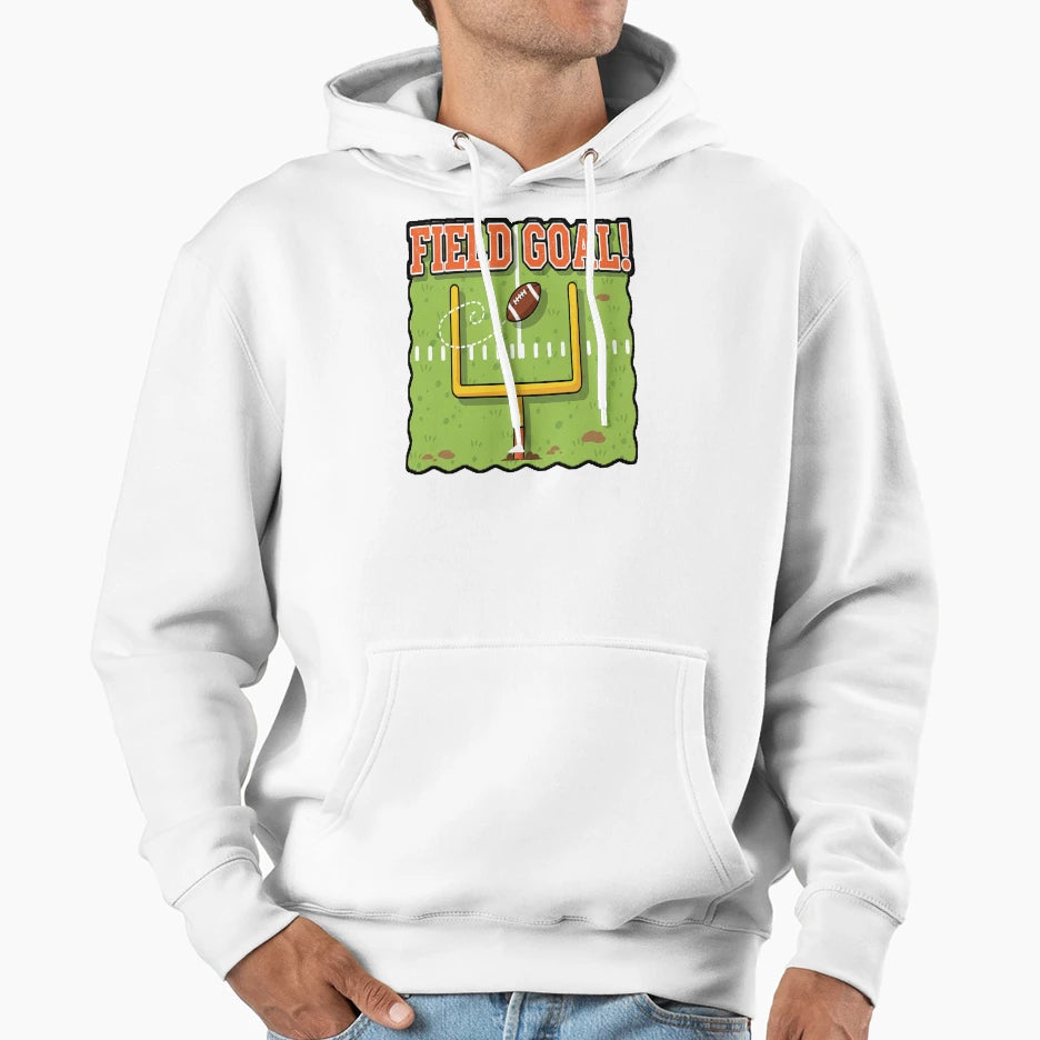 American Football Sport Field Goal Hoodie - Aesthetic Graphic Unisex - T-Shirt, Sweatshirt, Hoodie