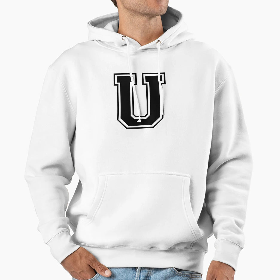 Letter U Hoodie - Fun Novelty Design Men Women - T-Shirt, Sweatshirt, Hoodie