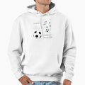 White Watercolor Soccer Pack Hoodie - Unique Graphic Men Women - T-Shirt, Sweatshirt, Hoodie