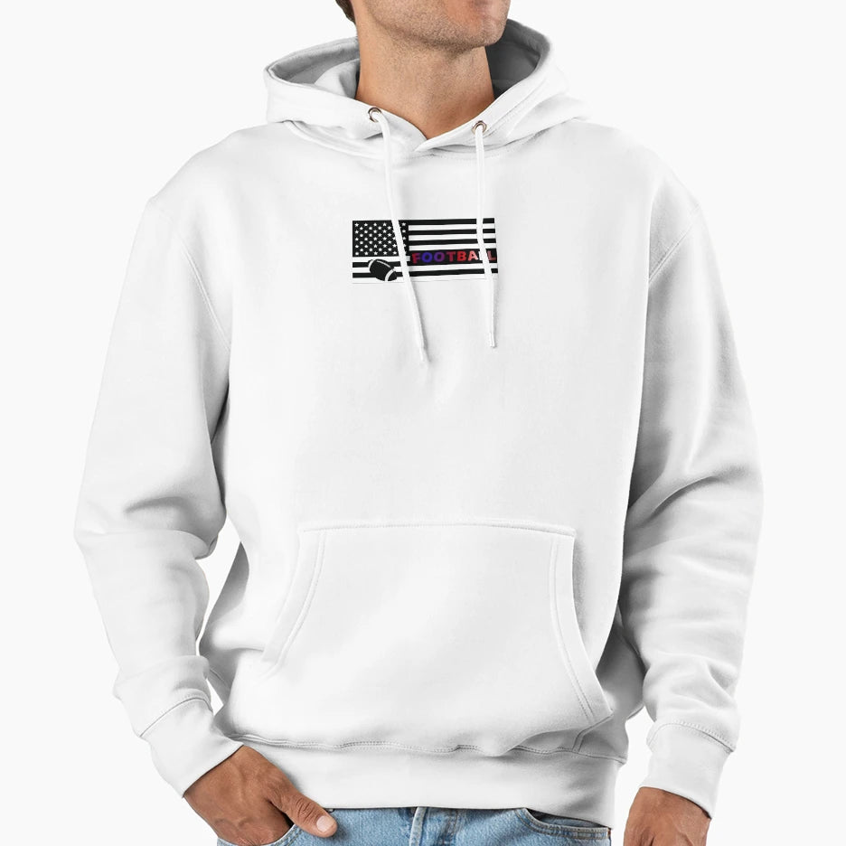 American Football Usa Olley Hoodie - Fun Novelty Design Unisex - T-Shirt, Sweatshirt, Hoodie