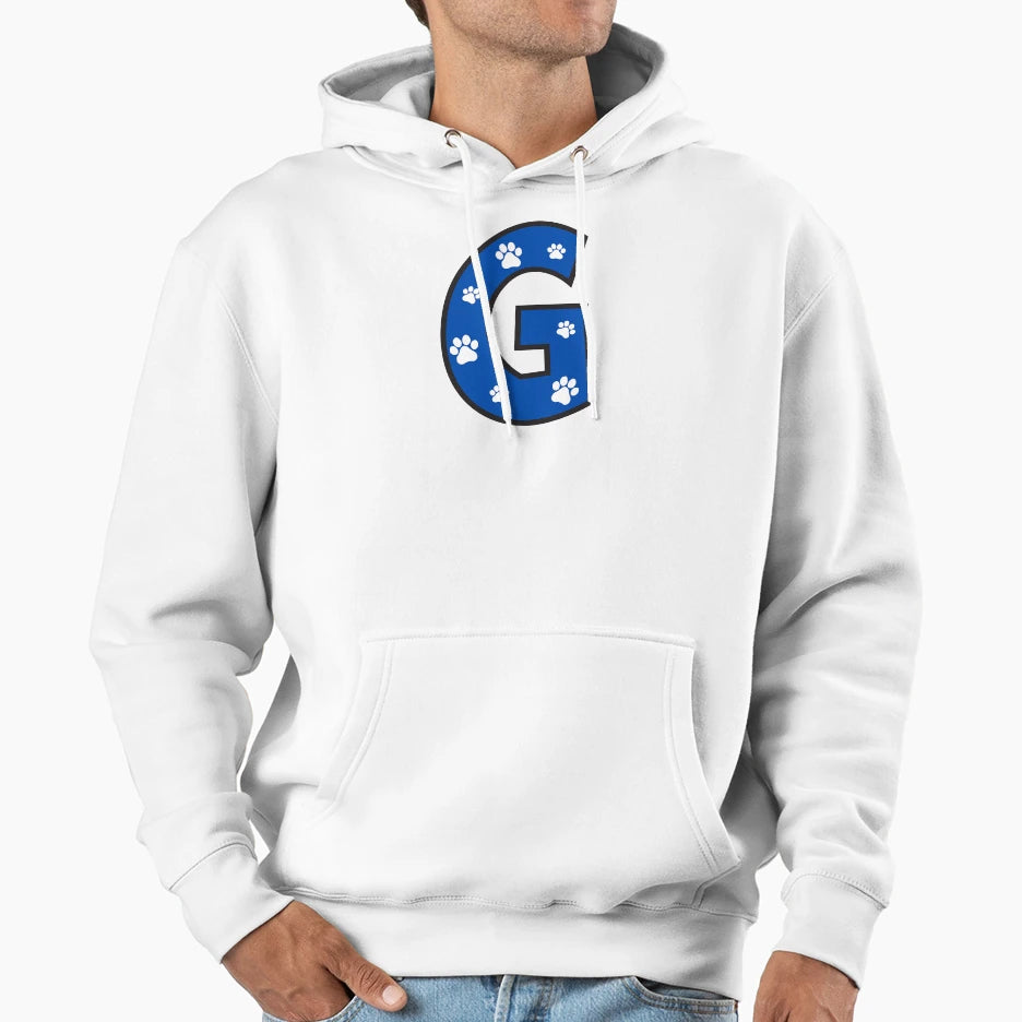 Paw Alphabet Hoodie - Custom Art Print for Adults - T-Shirt, Sweatshirt, Hoodie