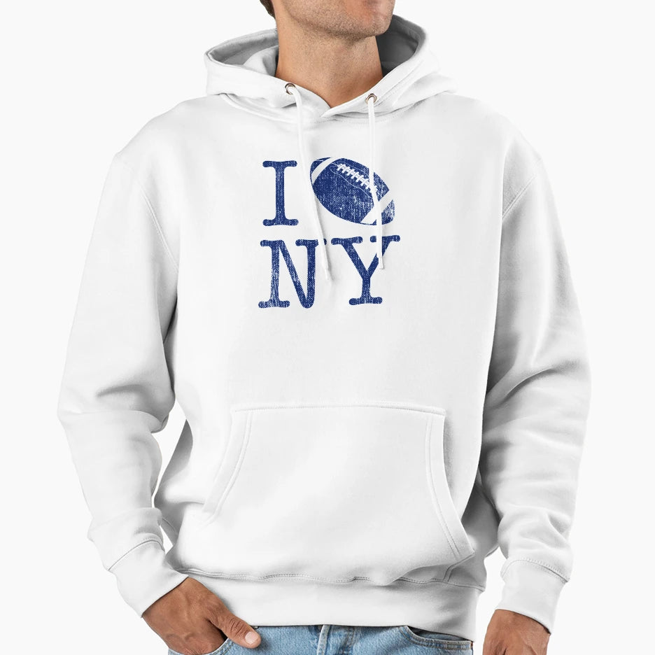 New York Football Team Giants Goalline Hoodie - Custom Art Print Men Women - T-Shirt, Sweatshirt, Hoodie