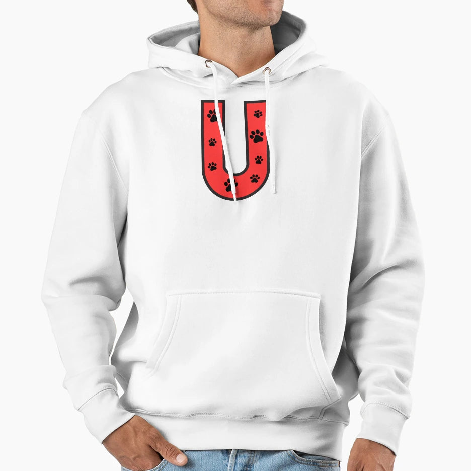 Paw Alphabet Hoodie - Unique Graphic Men Women - T-Shirt, Sweatshirt, Hoodie