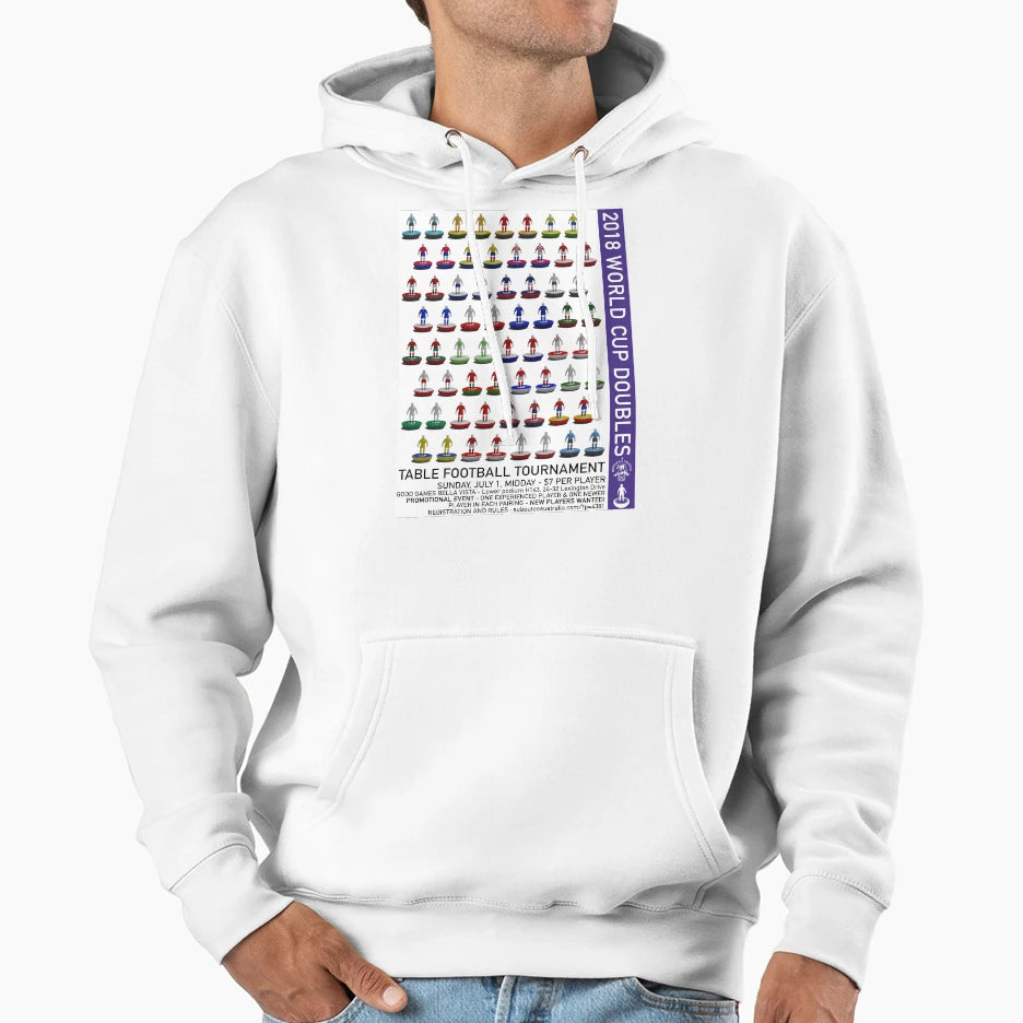 World Cup Doubles 2018 Tournament Hoodie - Casual Everyday Wear Men Women - T-Shirt, Sweatshirt, Hoodie