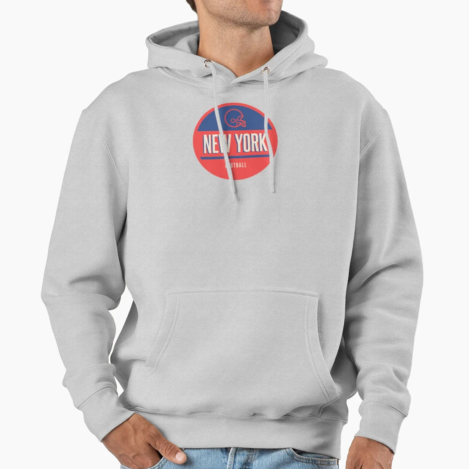 New York Football Hoodie - Custom Art Print Men Women - T-Shirt, Sweatshirt, Hoodie