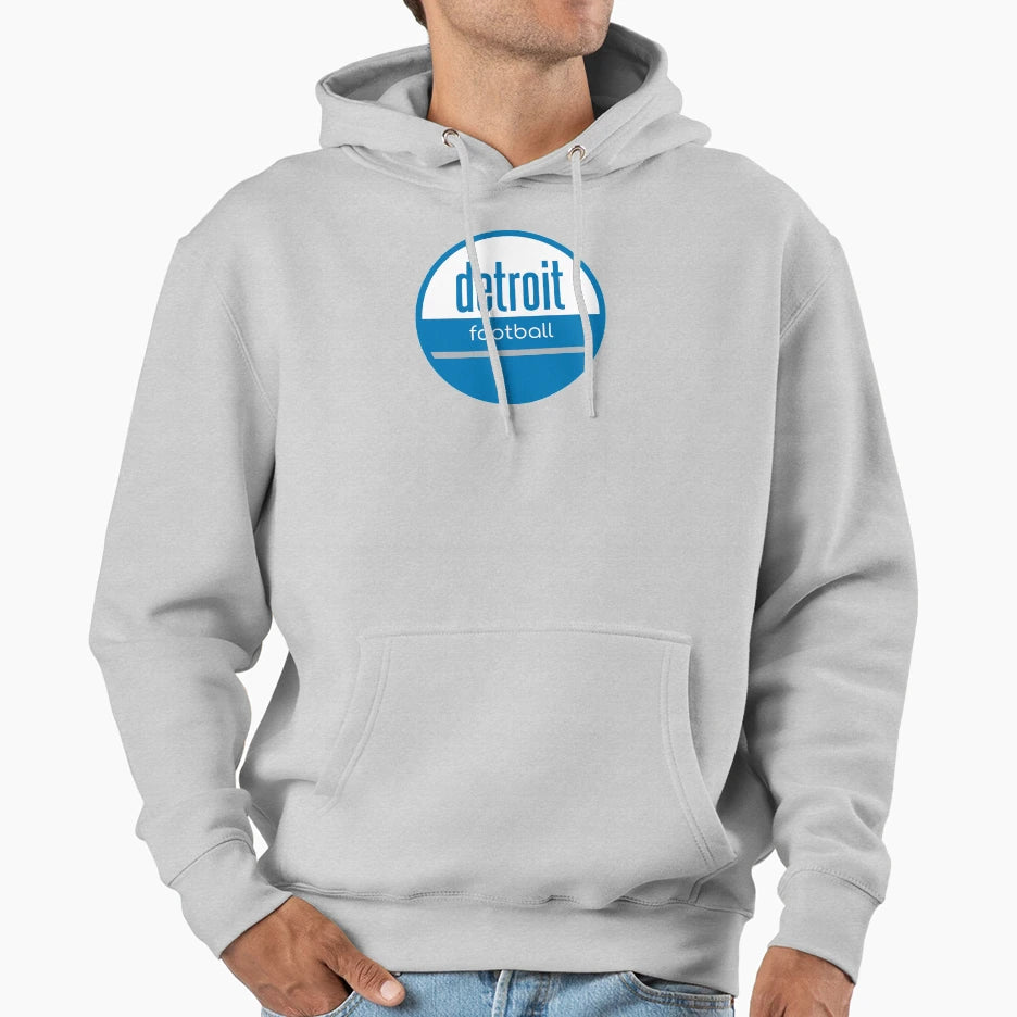 Detroit Football Hoodie - Trendy Graphic for Adults - T-Shirt, Sweatshirt, Hoodie