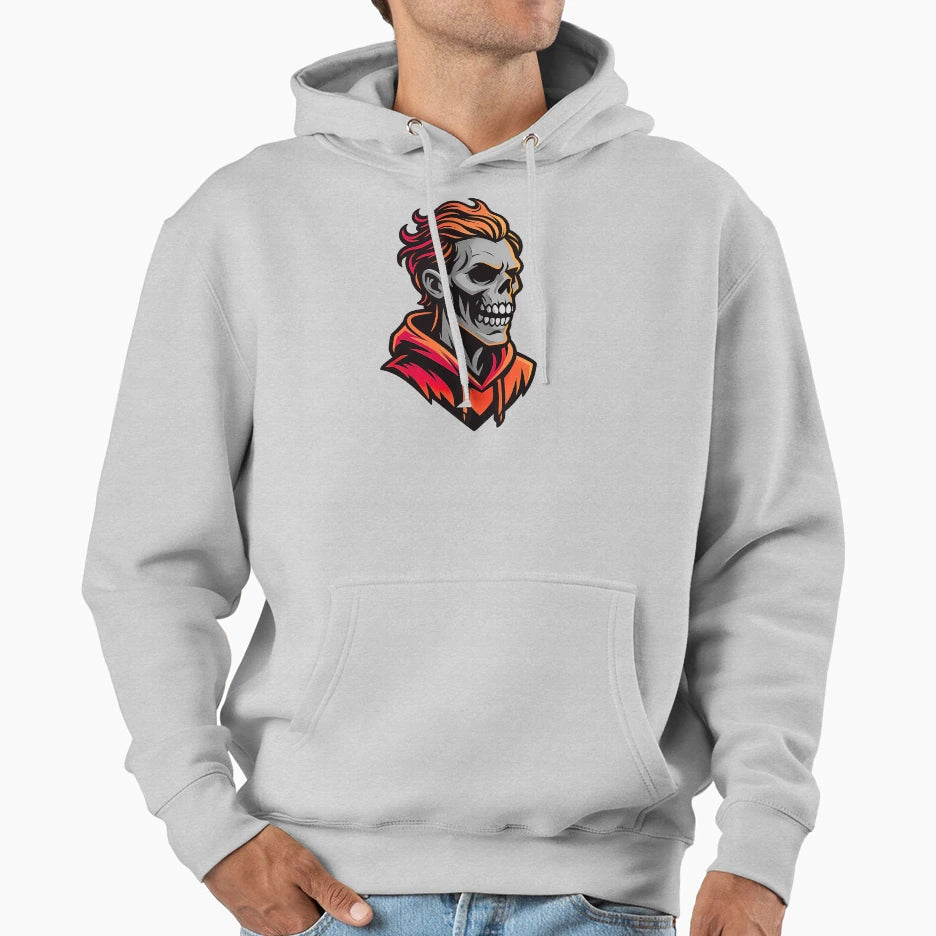 Undead Hypebeast Neon Skull Streetwear Hoodie - Graphic Print Unisex - T-Shirt, Sweatshirt, Hoodie