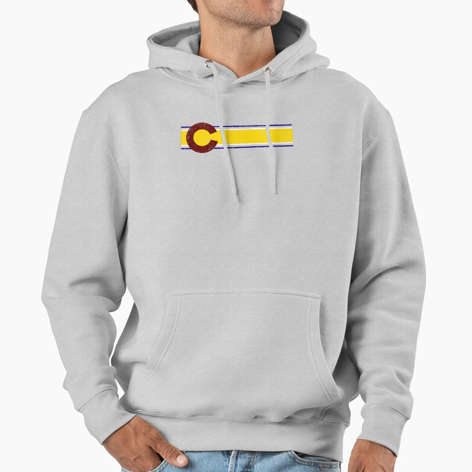 Colorado Flag Hoodie - Custom Art Print Men Women - T-Shirt, Sweatshirt, Hoodie