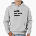 Beer Football Repeat Hoodie - Novelty Apparel Unisex - T-Shirt, Sweatshirt, Hoodie
