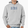 Sunday Funday Football Hoodie - Graphic Print Men Women - T-Shirt, Sweatshirt, Hoodie