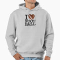 I Heart Football Hoodie - Graphic Print Unisex - T-Shirt, Sweatshirt, Hoodie