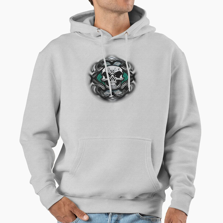 Skull 2 Hoodie - Trendy Graphic for Adults - T-Shirt, Sweatshirt, Hoodie