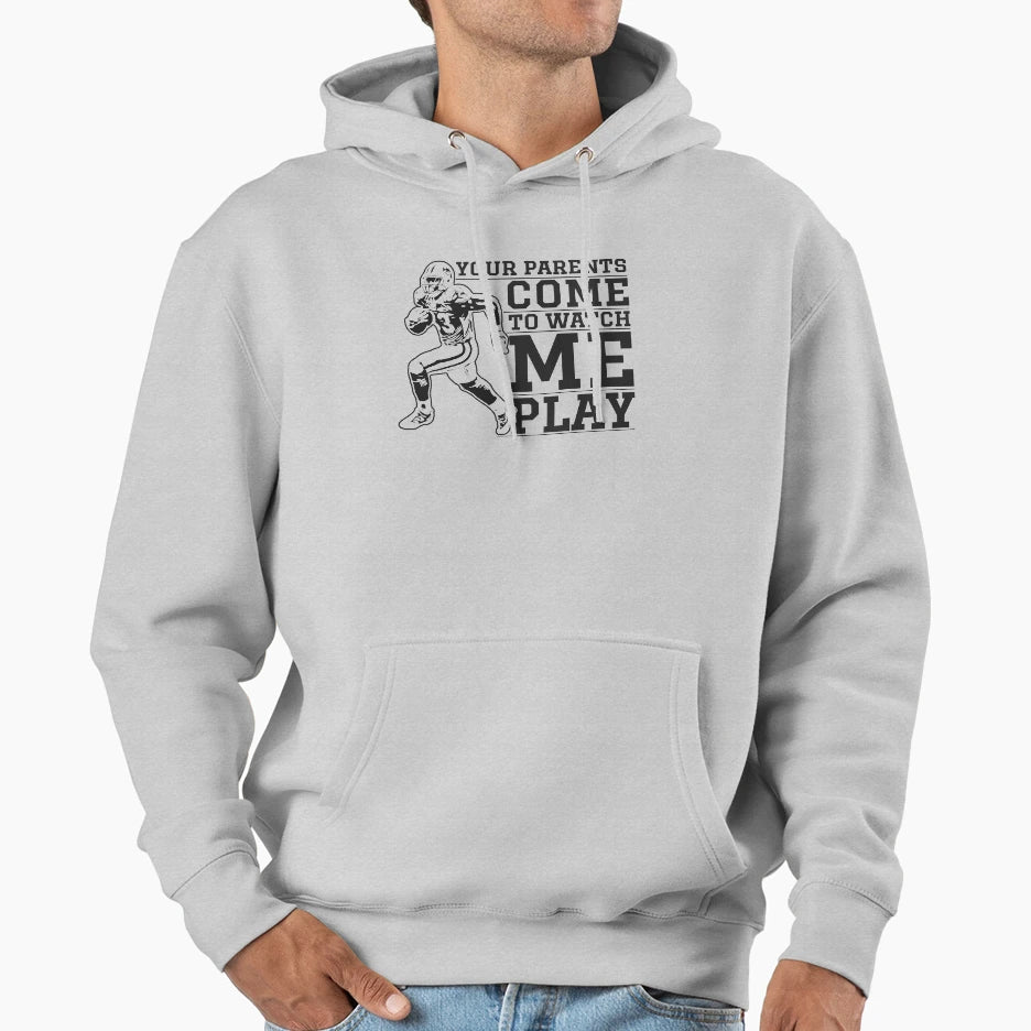 American Football Show Time Funny Hoodie - Fun Novelty Design for Adults - T-Shirt, Sweatshirt, Hoodie