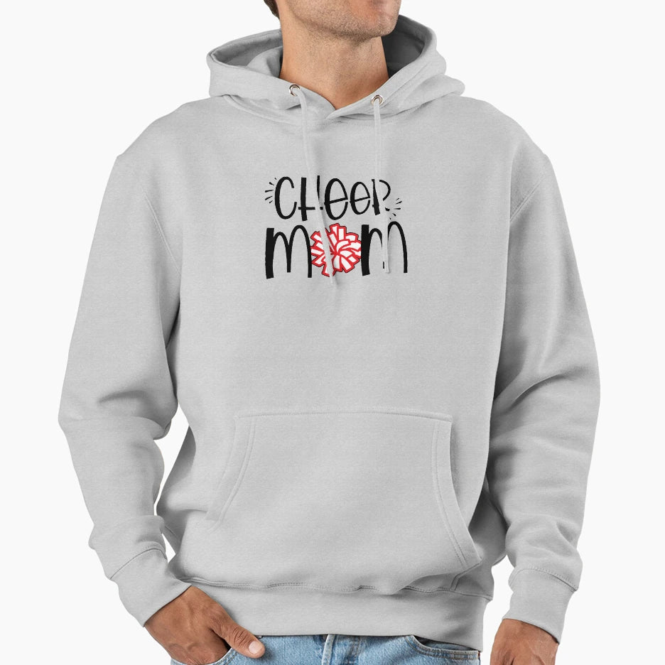 Cheer Mom Hoodie - Graphic Print for Adults - T-Shirt, Sweatshirt, Hoodie