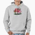 Valentines Day Heart Quarterback Hoodie - Fun Novelty Design Unisex - T-Shirt, Sweatshirt, Hoodie