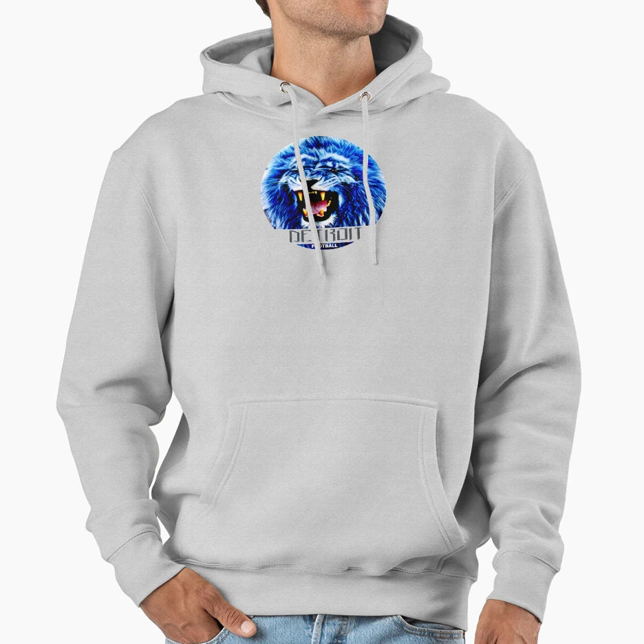 Detroit Football Fan Gift Hoodie - Custom Art Print Men Women - T-Shirt, Sweatshirt, Hoodie