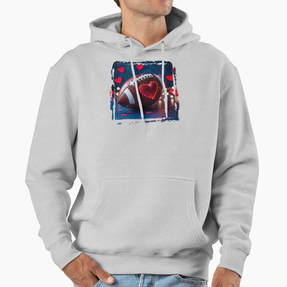 Happy Valentines Day Love And American Hoodie - Minimalist Print Unisex - T-Shirt, Sweatshirt, Hoodie