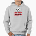 Football Lover Simple Black Hoodie - Casual Everyday Wear Men Women - T-Shirt, Sweatshirt, Hoodie