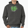Soccer Heartbeat Hoodie - Aesthetic Graphic Unisex - T-Shirt, Sweatshirt, Hoodie