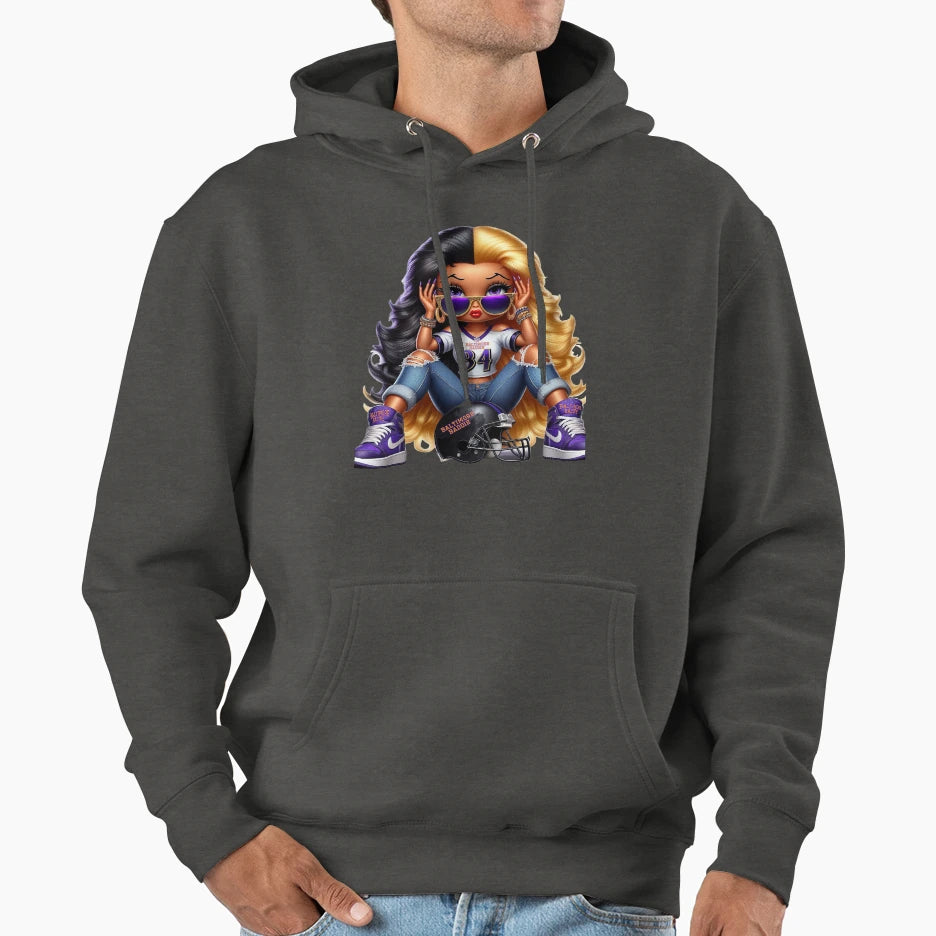 Baddie B More Betty Hoodie - Novelty Apparel Men Women - T-Shirt, Sweatshirt, Hoodie