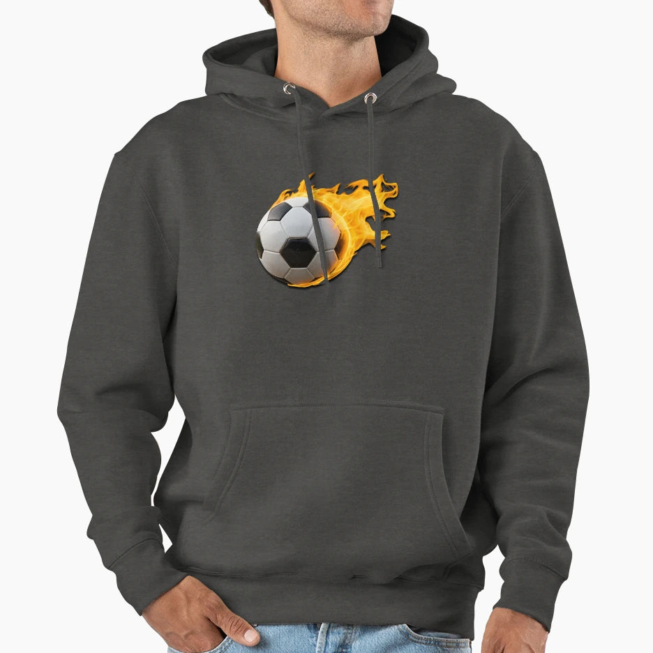 Fire Football 6B360E Hoodie - Minimalist Print Unisex - T-Shirt, Sweatshirt, Hoodie