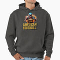 American Football Hoodie - Fun Novelty Design Men Women - T-Shirt, Sweatshirt, Hoodie