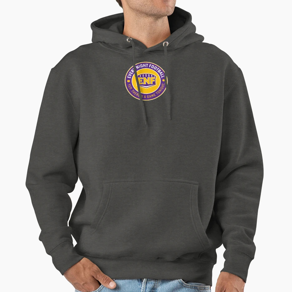 Every Night Football Circular Slogan Hoodie - Fun Novelty Design Unisex - T-Shirt, Sweatshirt, Hoodie
