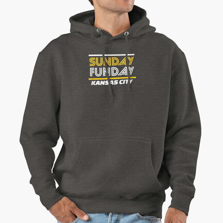Sunday Funday City Hoodie - Unique Graphic Men Women - T-Shirt, Sweatshirt, Hoodie