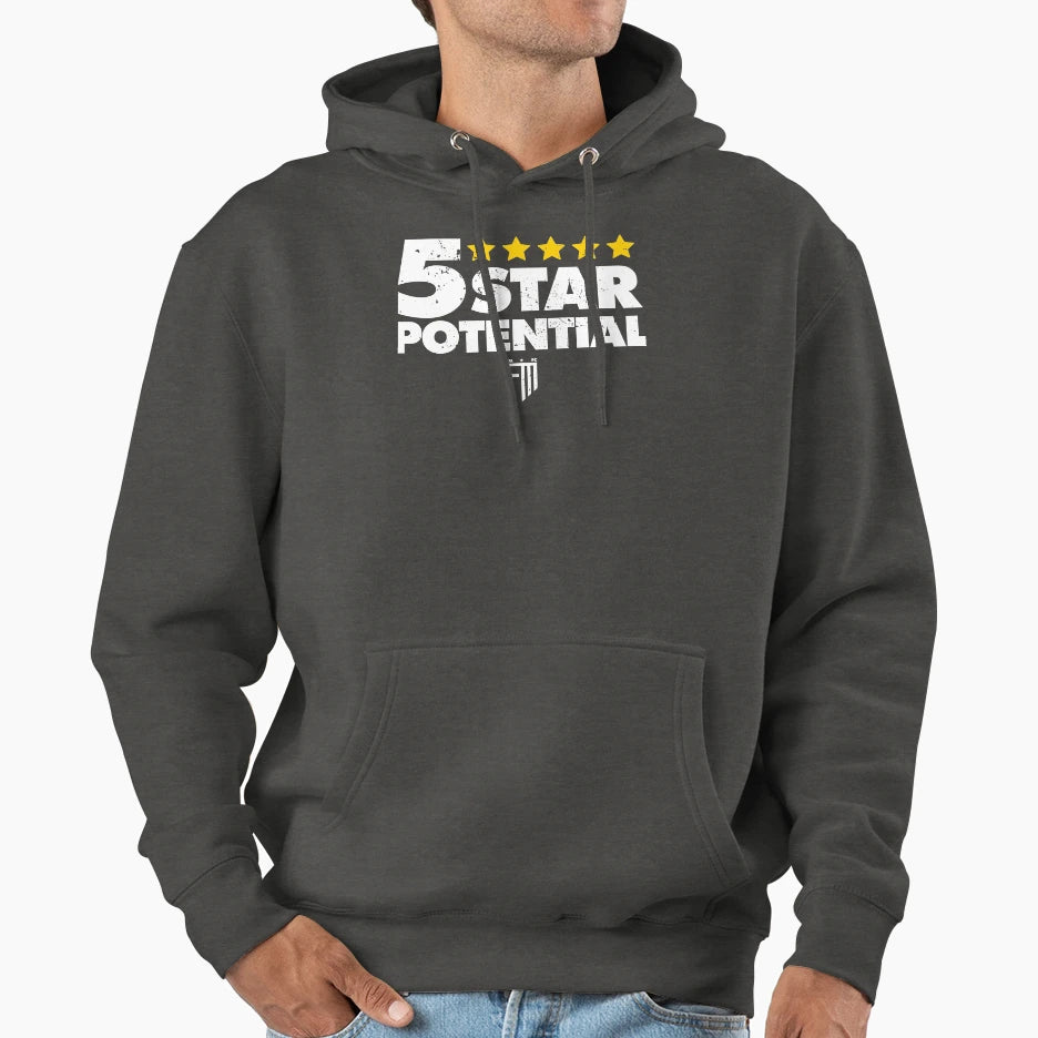 Football Manager 5 Star Potential Hoodie - Custom Art Print for Adults - T-Shirt, Sweatshirt, Hoodie