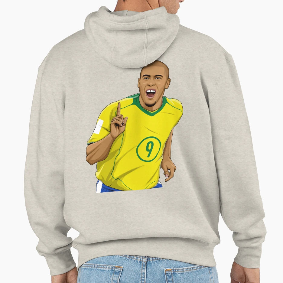 Ronaldo Nazario Hoodie - Fun Novelty Design Men Women - T-Shirt, Sweatshirt, Hoodie