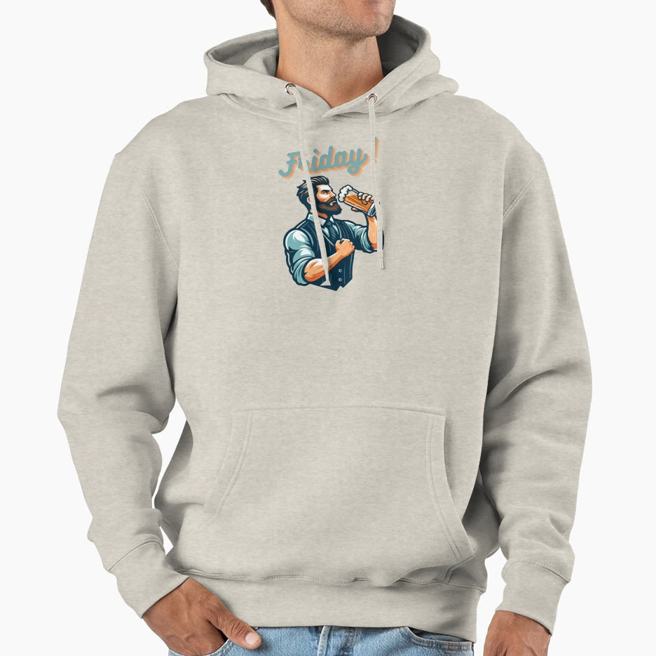 Friday Hoodie - Minimalist Print Unisex - T-Shirt, Sweatshirt, Hoodie