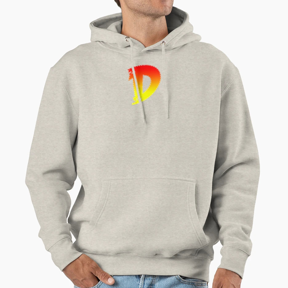 Letter D Hoodie - Custom Art Print Men Women - T-Shirt, Sweatshirt, Hoodie