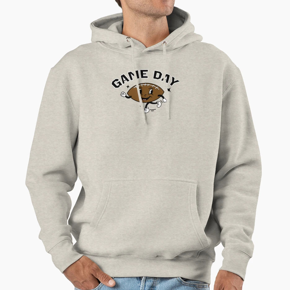 Game Day Football Hoodie - Streetwear Style for Adults - T-Shirt, Sweatshirt, Hoodie