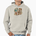 Floral Football Coquette Bow Hoodie - Unique Graphic Unisex - T-Shirt, Sweatshirt, Hoodie