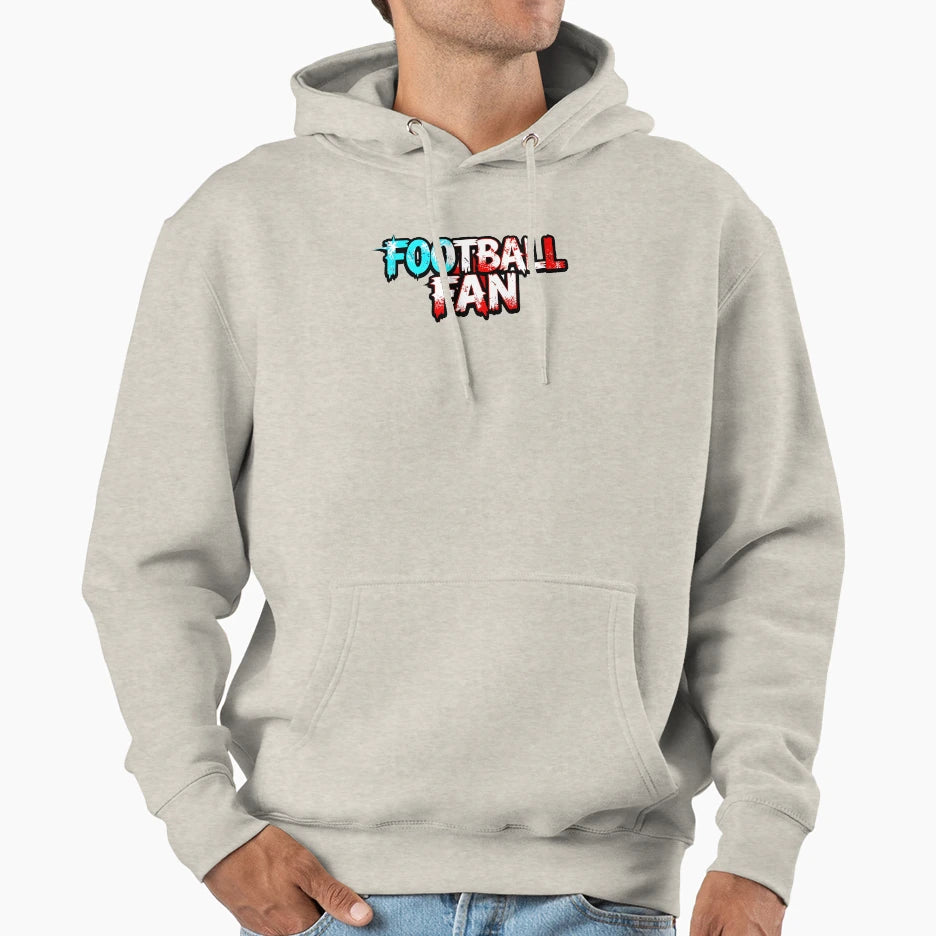 Football Fan Hoodie - Aesthetic Graphic Men Women - T-Shirt, Sweatshirt, Hoodie
