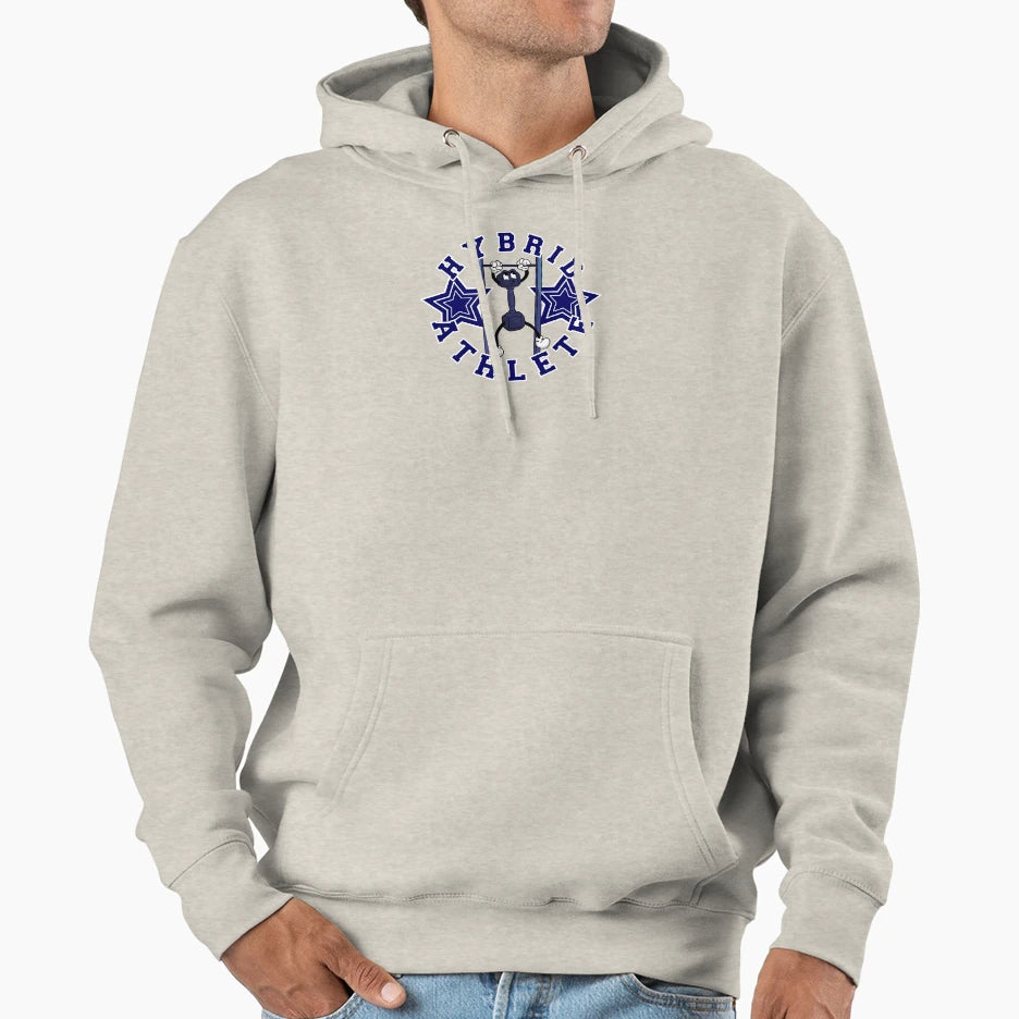 Hybrid Athlete Hoodie - Unique Graphic Unisex - T-Shirt, Sweatshirt, Hoodie
