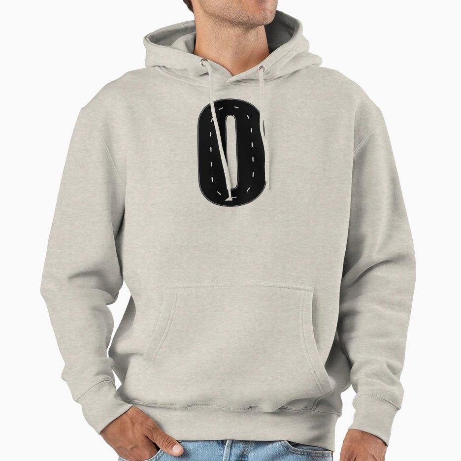 Letter O Number 0 Hoodie - Graphic Print Unisex - T-Shirt, Sweatshirt, Hoodie