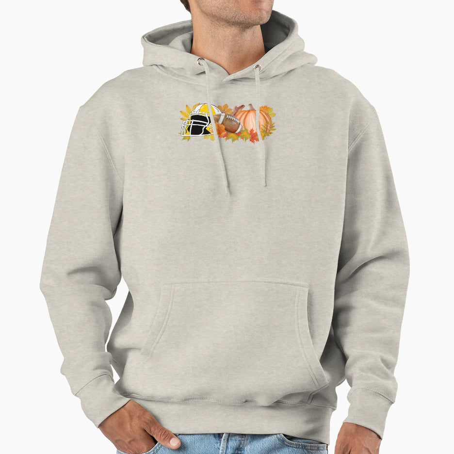 Fall Football Hoodie - Fun Novelty Design Unisex - T-Shirt, Sweatshirt, Hoodie