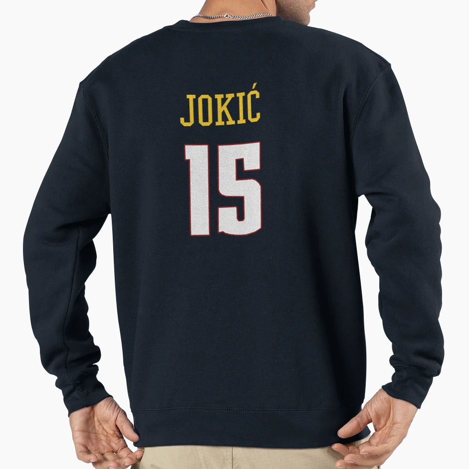 Nikola Joki 15 Nuggets Sweatshirt - Aesthetic Graphic for Adults - T-Shirt, Sweatshirt, Hoodie