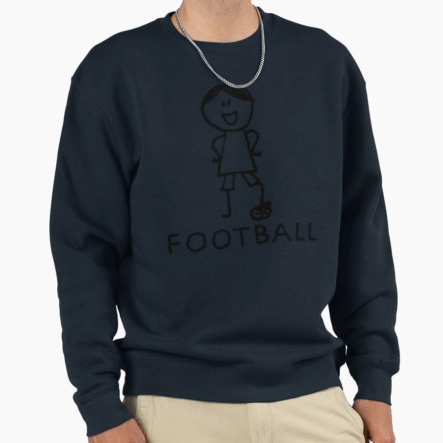 Stick Peeps Football Children Child Sweatshirt - Graphic Print for Adults - T-Shirt, Sweatshirt, Hoodie