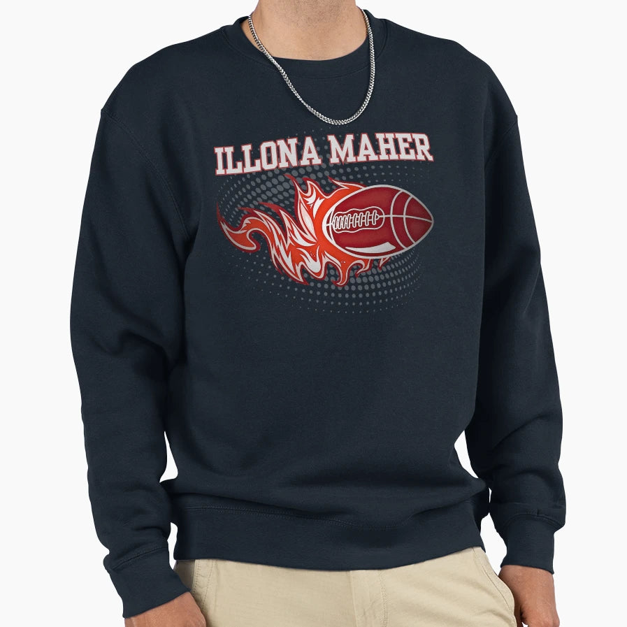 Copy Ilona Maher Rugby Union Rugby Sweatshirt - Novelty Apparel for Adults - T-Shirt, Sweatshirt, Hoodie