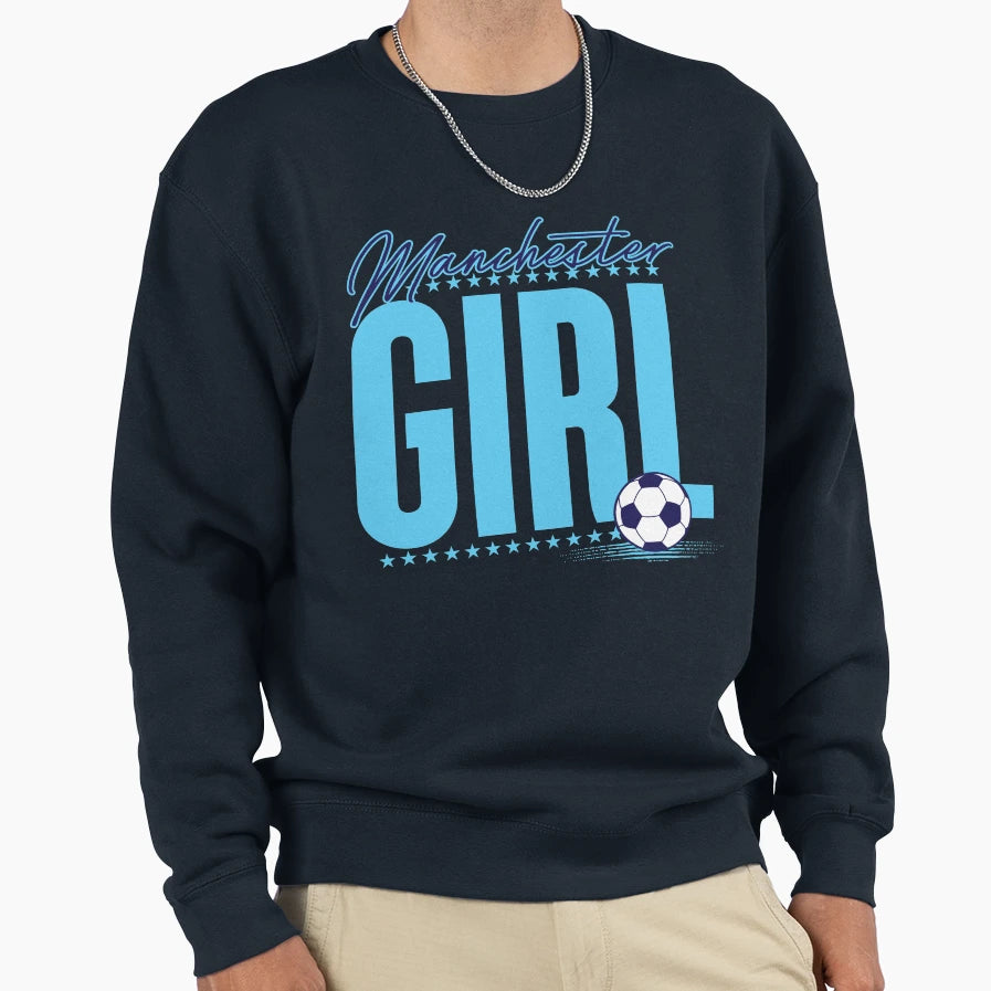 Manchester English Soccer Fan Gift T-Shirt - Aesthetic Graphic for Adults - T-Shirt, Sweatshirt, Hoodie