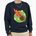 American Football Burns Sweatshirt - Minimalist Print Men Women - T-Shirt, Sweatshirt, Hoodie