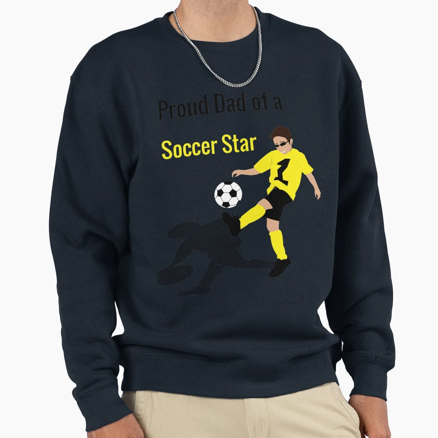 Soccer Dad Sweatshirt - Aesthetic Graphic for Adults - T-Shirt, Sweatshirt, Hoodie