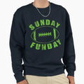 Sunday Funday Football Sweatshirt - Unique Graphic Men Women - T-Shirt, Sweatshirt, Hoodie